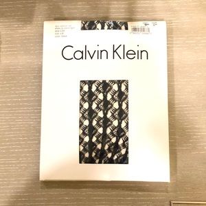 Calvin Klein Lacy Vertical net sheer to waist tight